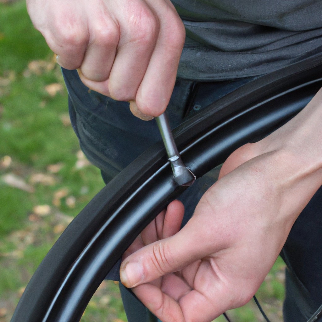 how to fix a flat bike tire