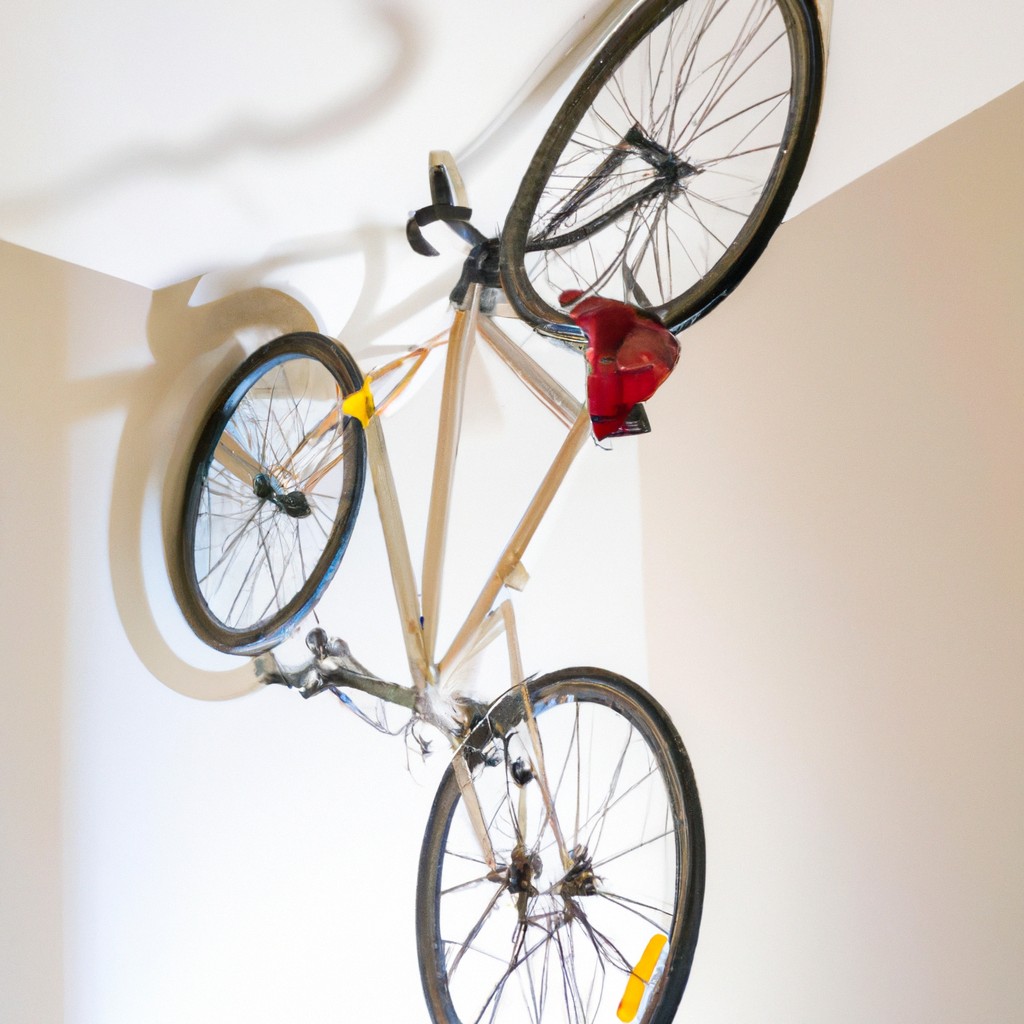 how to hang a bike on a wall