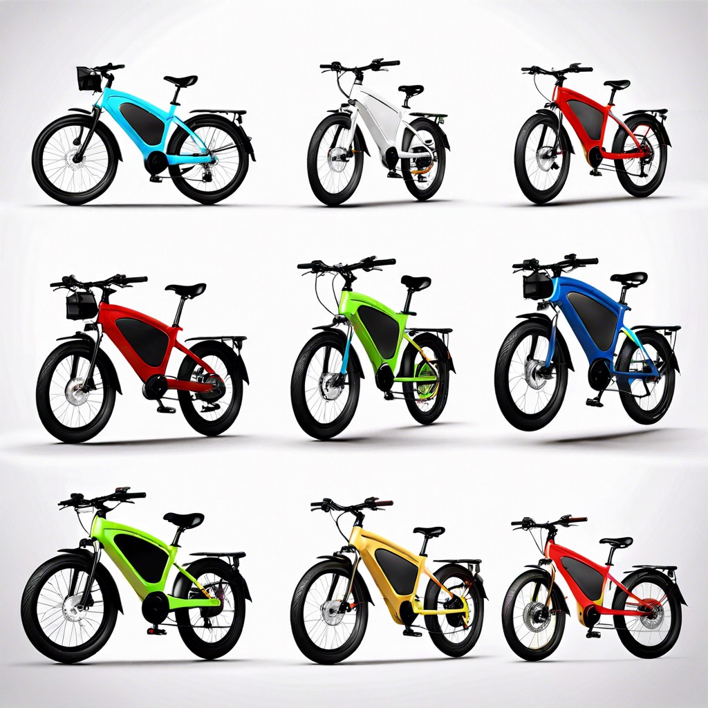 different types of electric bikes and their speed range