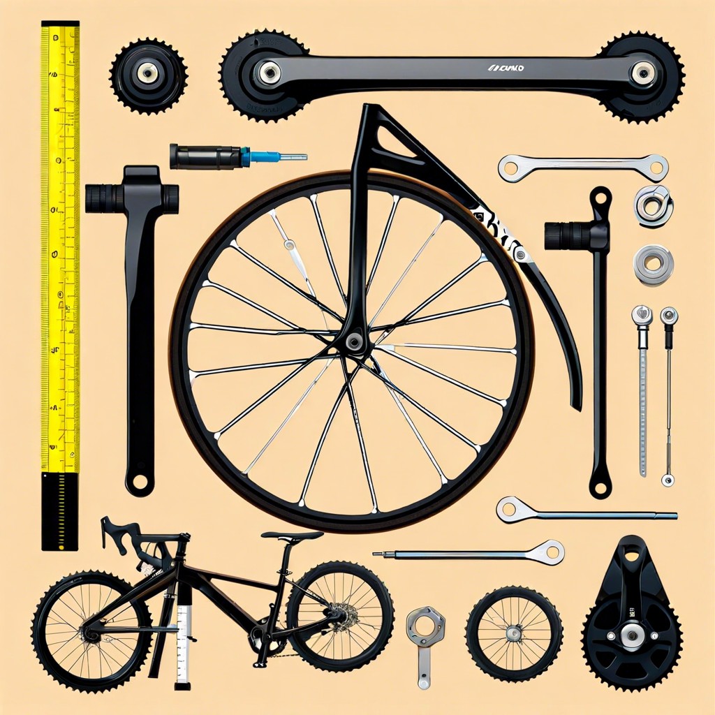 what youll need to measure a bike frame